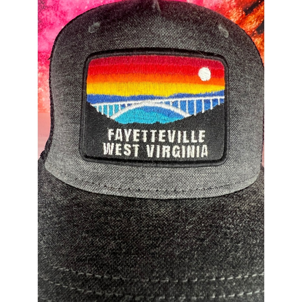 Legacy 92 Fayetteville West Virginia New River Gorge Bridge Trucker Hat Gray